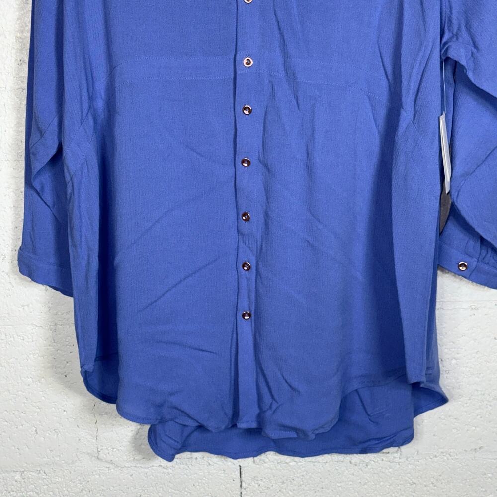 Raisins Juniors' Belize Beach Cover-up Tunic Top - Blue large - Picture 5 of 9